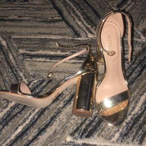 Aldo Gold heels
